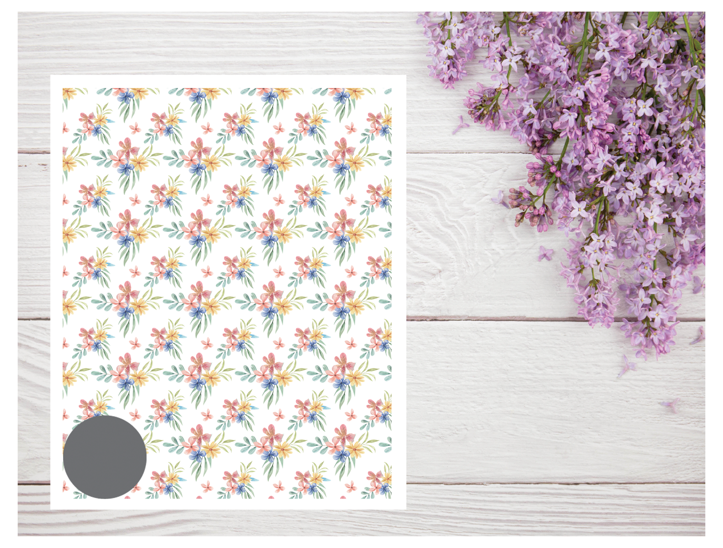 Watercolor Flowers 230 Transfer Paper