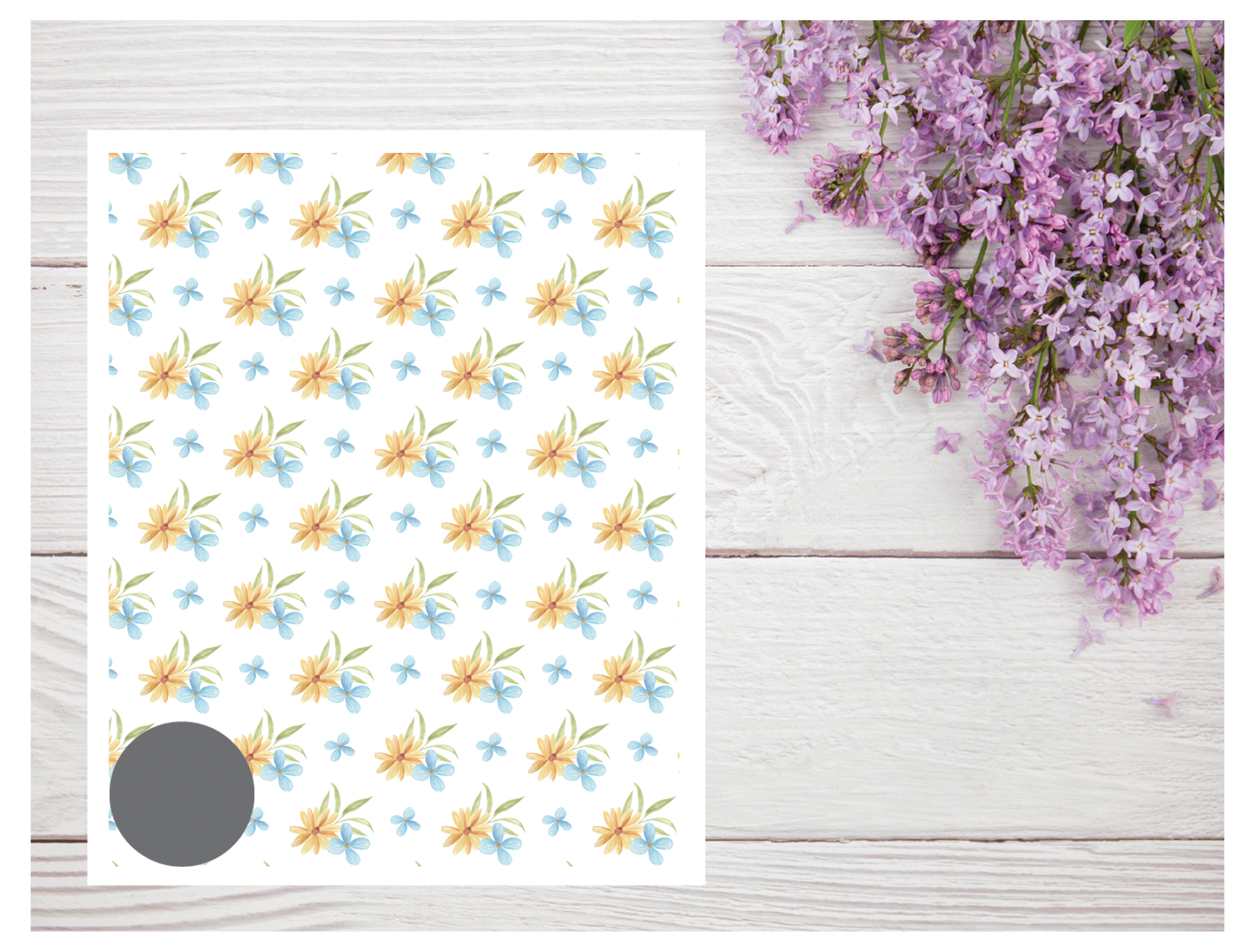Watercolor Flowers 237 Transfer Paper