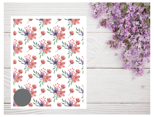 Watercolor Flowers 241 Transfer Paper