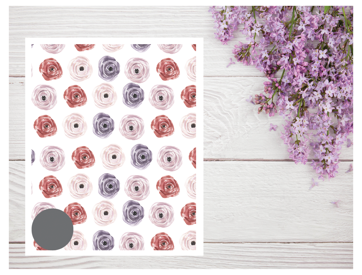Watercolor Flowers 292 Transfer Paper