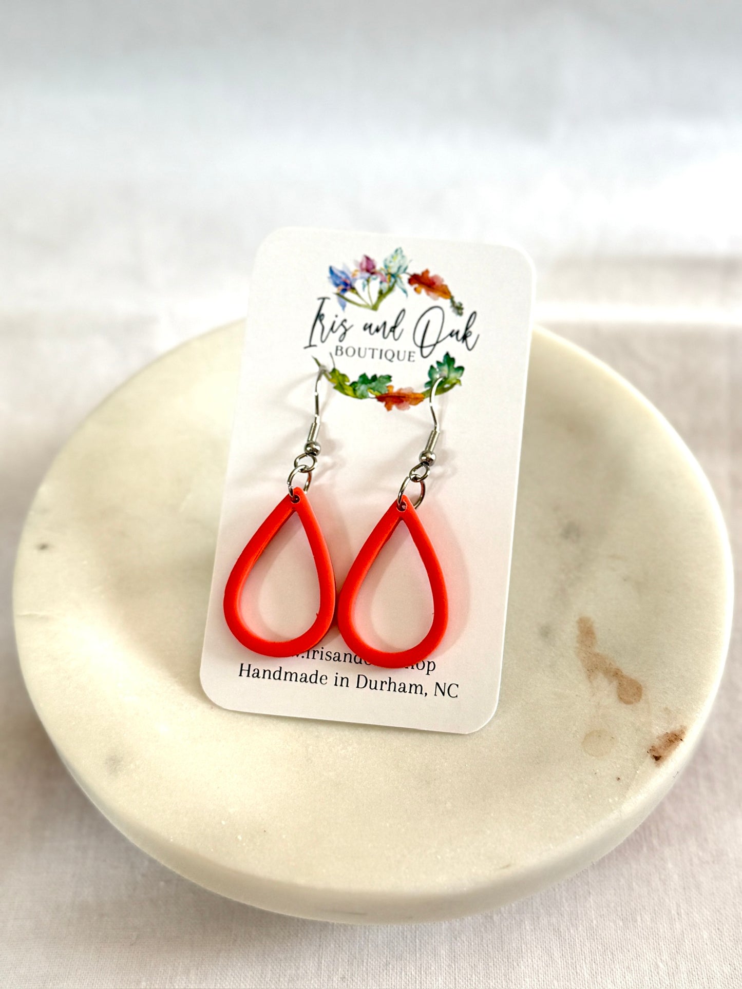 Neutral Open Teardrops (multiple colors)
