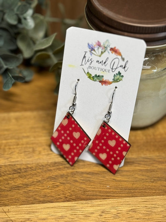 Valentine's Diamond Dangles