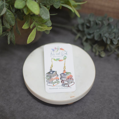 Patterned Book Stack (multiple colors)