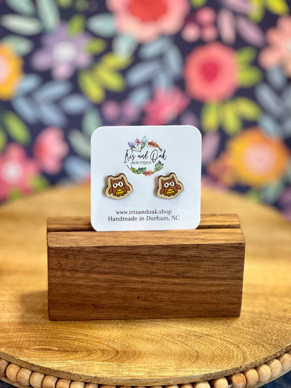 Owl Earrings (Stud and Dangle)