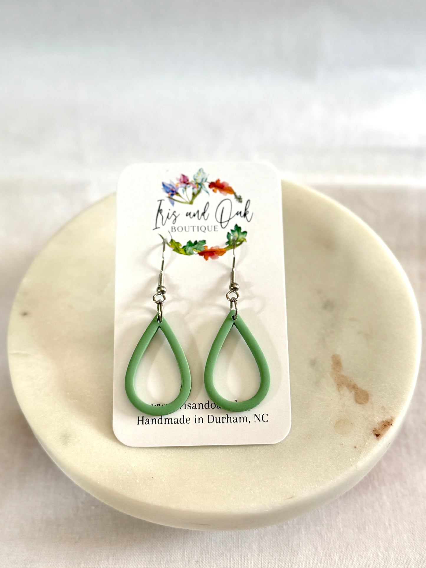Neutral Open Teardrops (multiple colors)