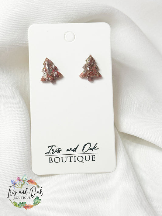 Holly Jolly - Tree Studs