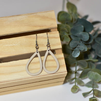 Neutral Open Teardrops (multiple colors)