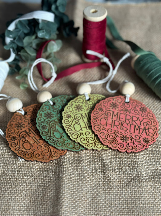 "Merry Christmas" ornament