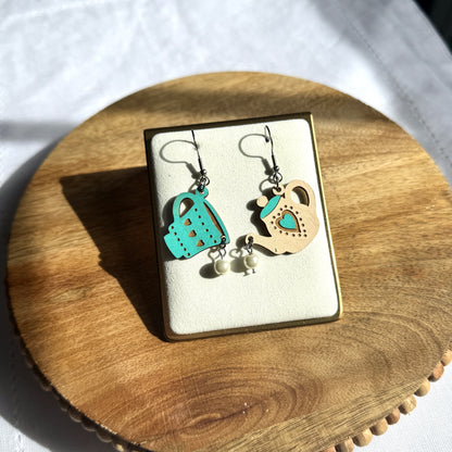 Tea Dangles with Pearl