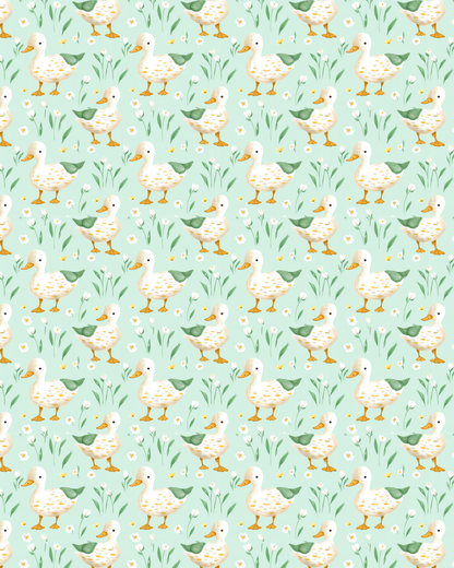 Animal 10 Transfer Paper (ducks)