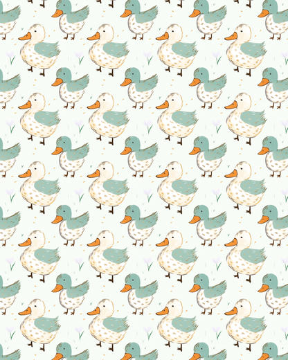 Animal 12 Transfer Paper (ducks)