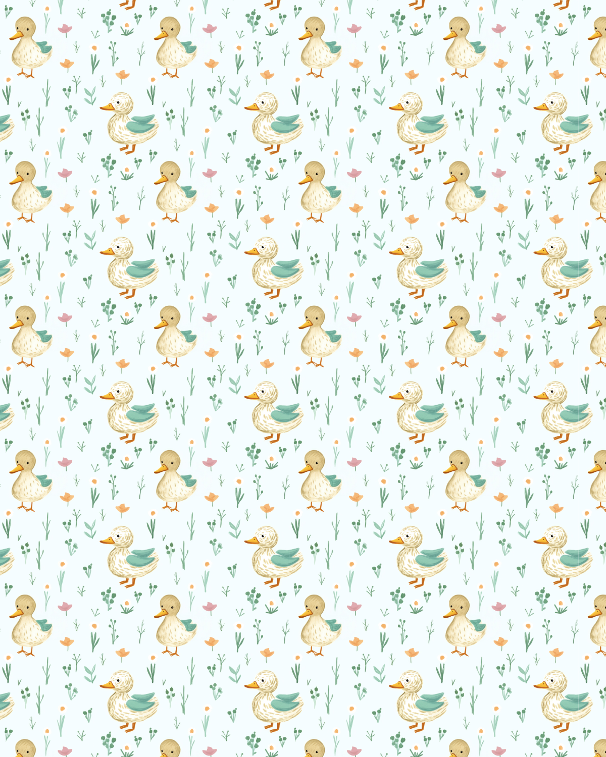 Animal 15 Transfer Paper (ducks)