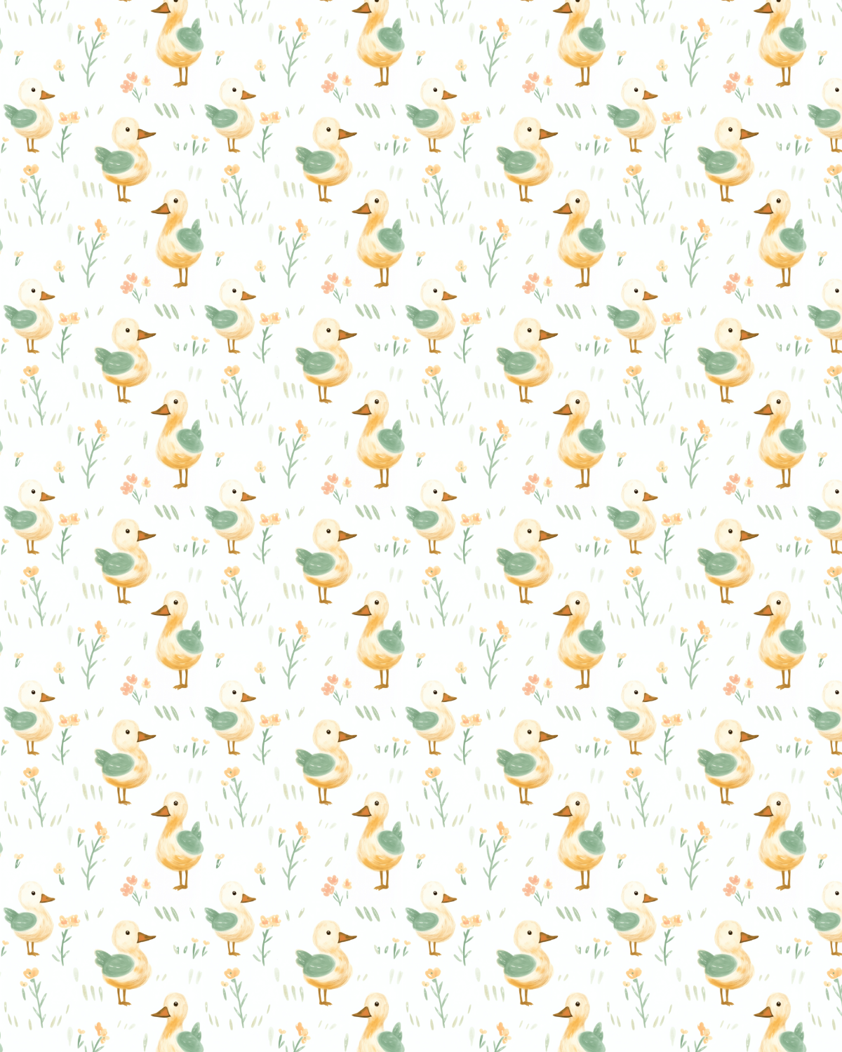 Animal 16 Transfer Paper (ducks)