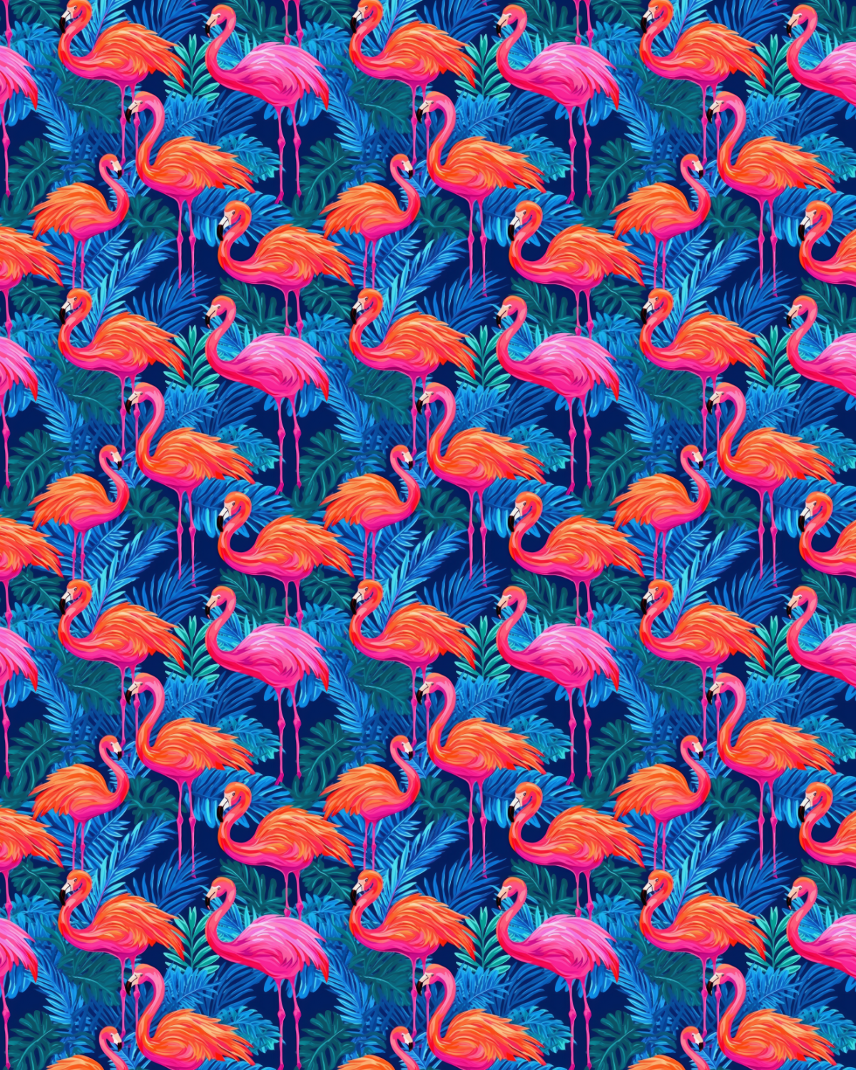 Animal 26 Transfer Paper (flamingos)