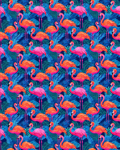 Animal 26 Transfer Paper (flamingos)