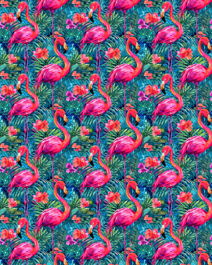 Animal 27 Transfer Paper (flamingos)