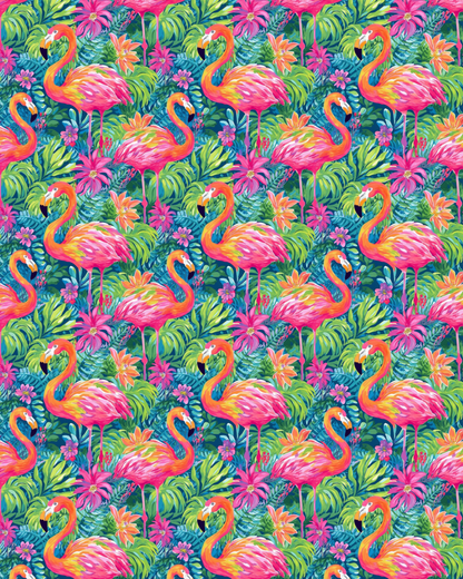 Animal 28Transfer Paper (flamingos)