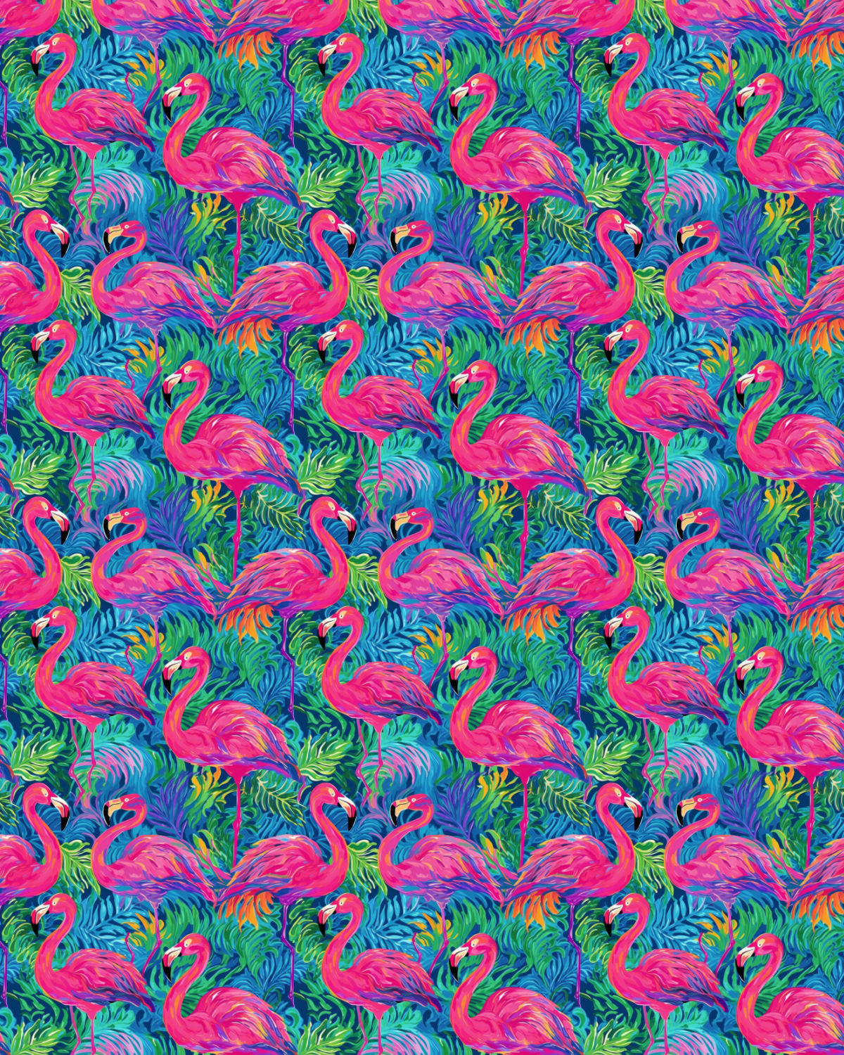 Animal 30 Transfer Paper (flamingos)