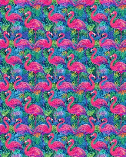 Animal 30 Transfer Paper (flamingos)