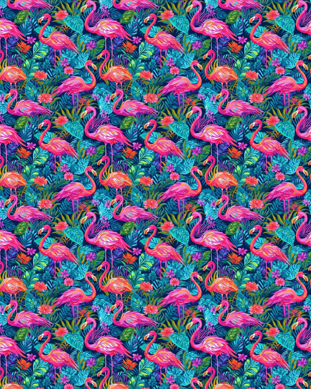 Animal 32 Transfer Paper (flamingos)