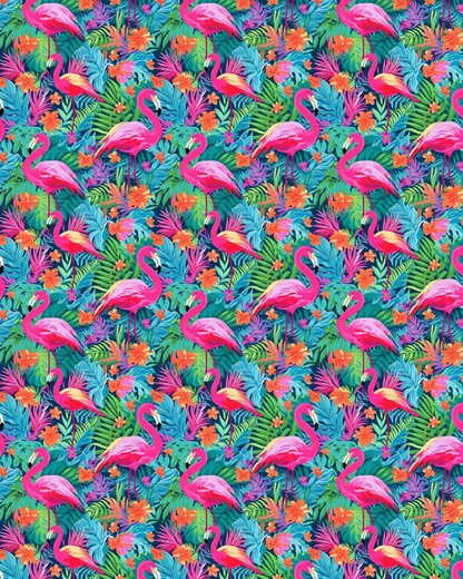 Animal 33 Transfer Paper (flamingos)