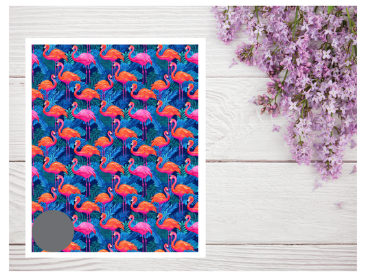 Animal 26 Transfer Paper (flamingos)