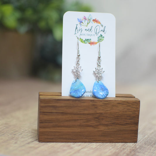 Blue Collage - Charm Dangles