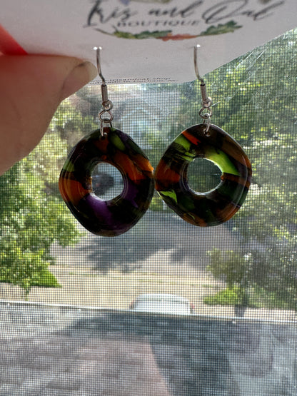 Halloween Stained Glass Dangles