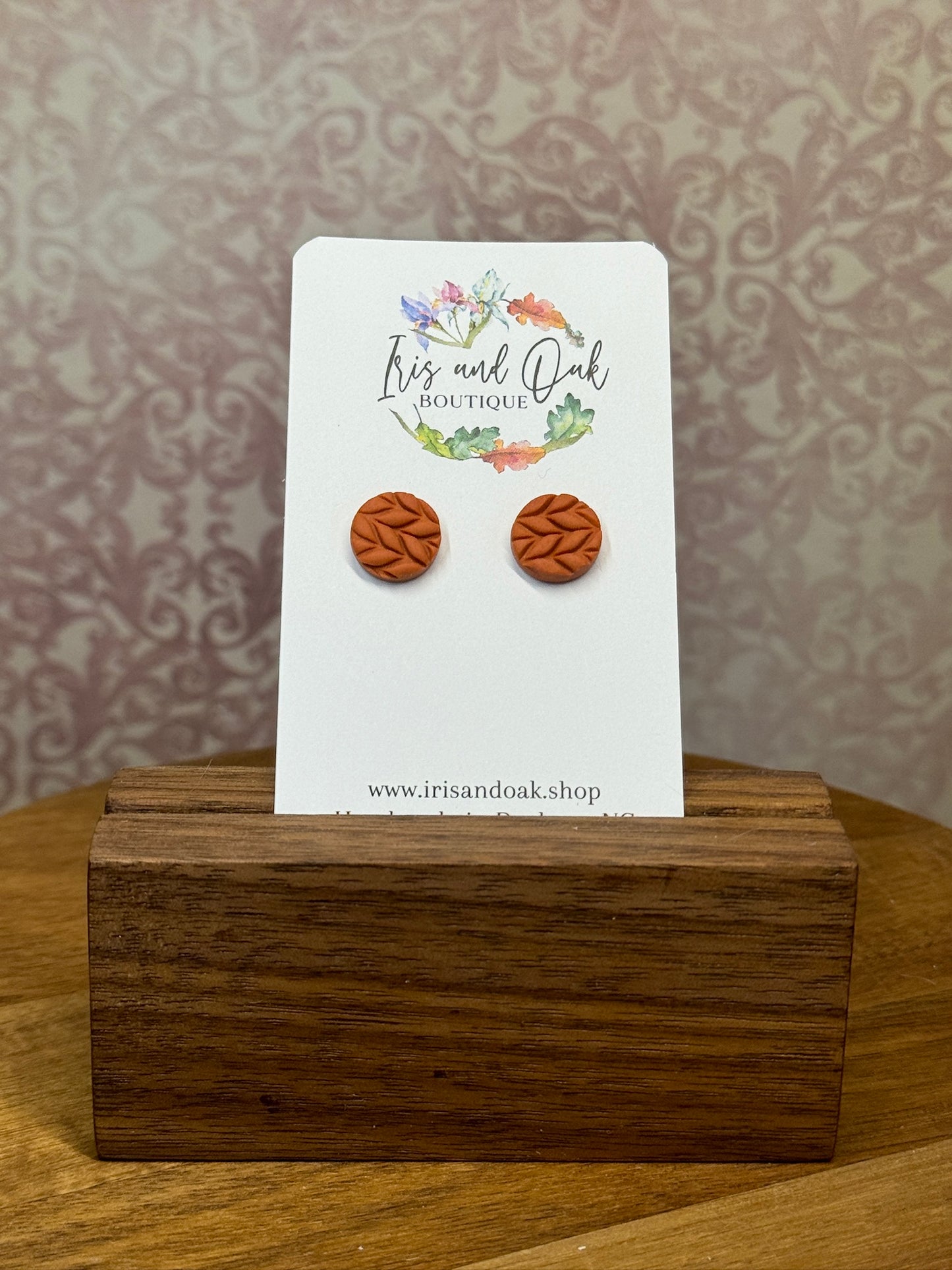 Sweater Weather Studs - Orange