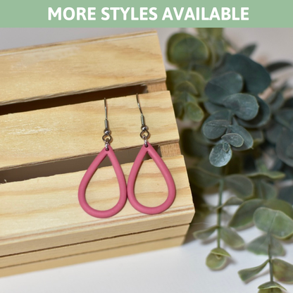 Neutral Open Teardrops (multiple colors)