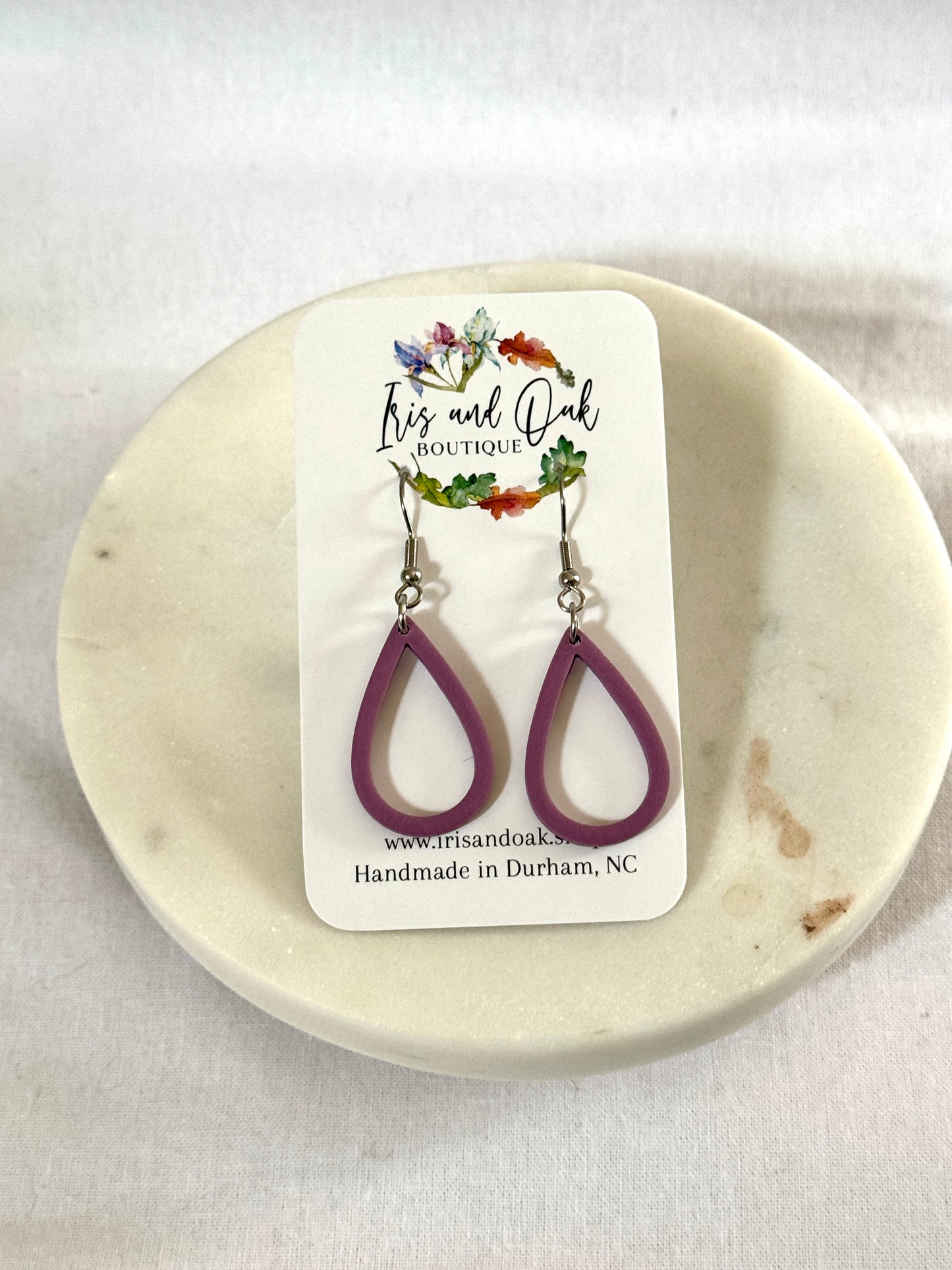 Neutral Open Teardrops (multiple colors)