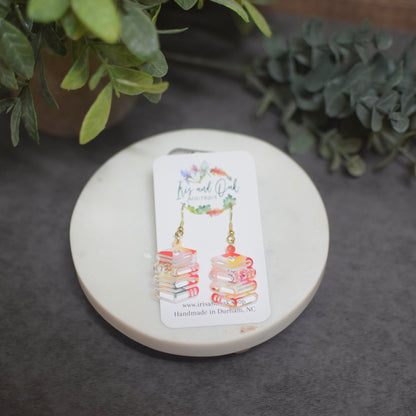 Patterned Book Stack (multiple colors)