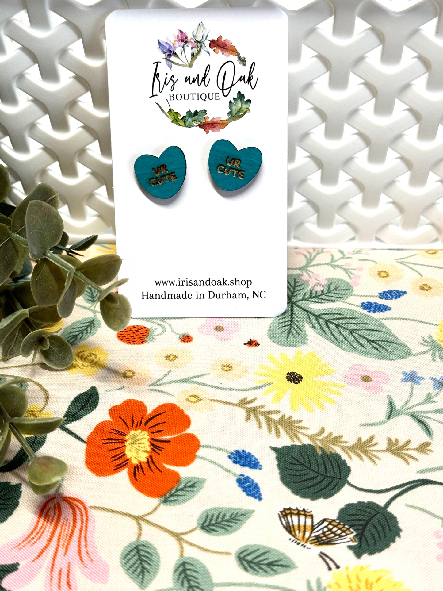 Conversation Heart Studs