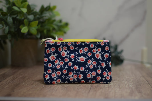 Floral Mini Zipper Pouch (multiple designs)