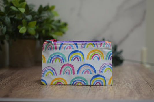 Crayon Rainbows Mini Zipper Pouch