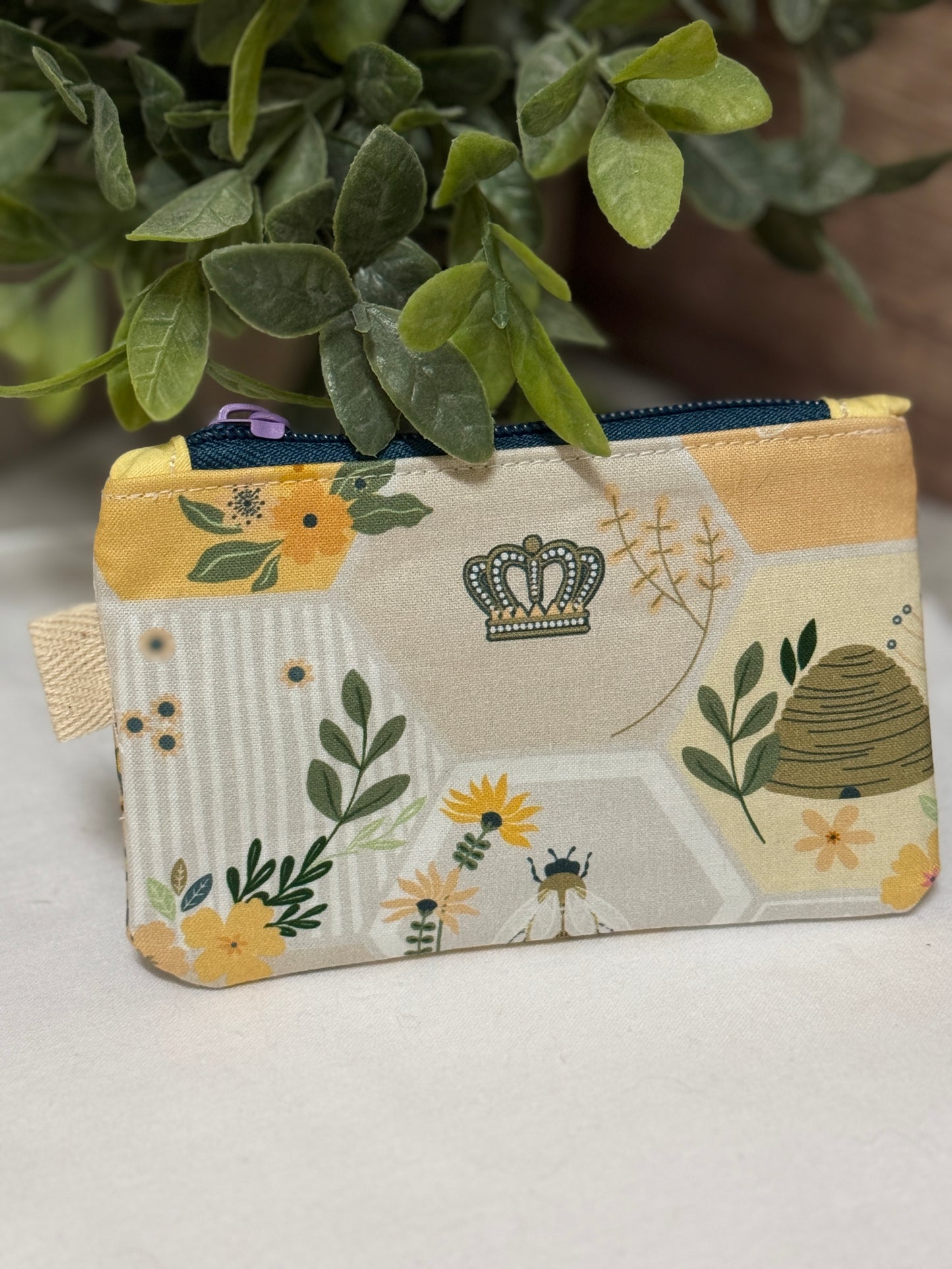 Honeycomb Mini Zipper Pouch