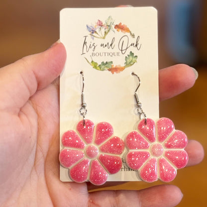 Color changing flower dangles