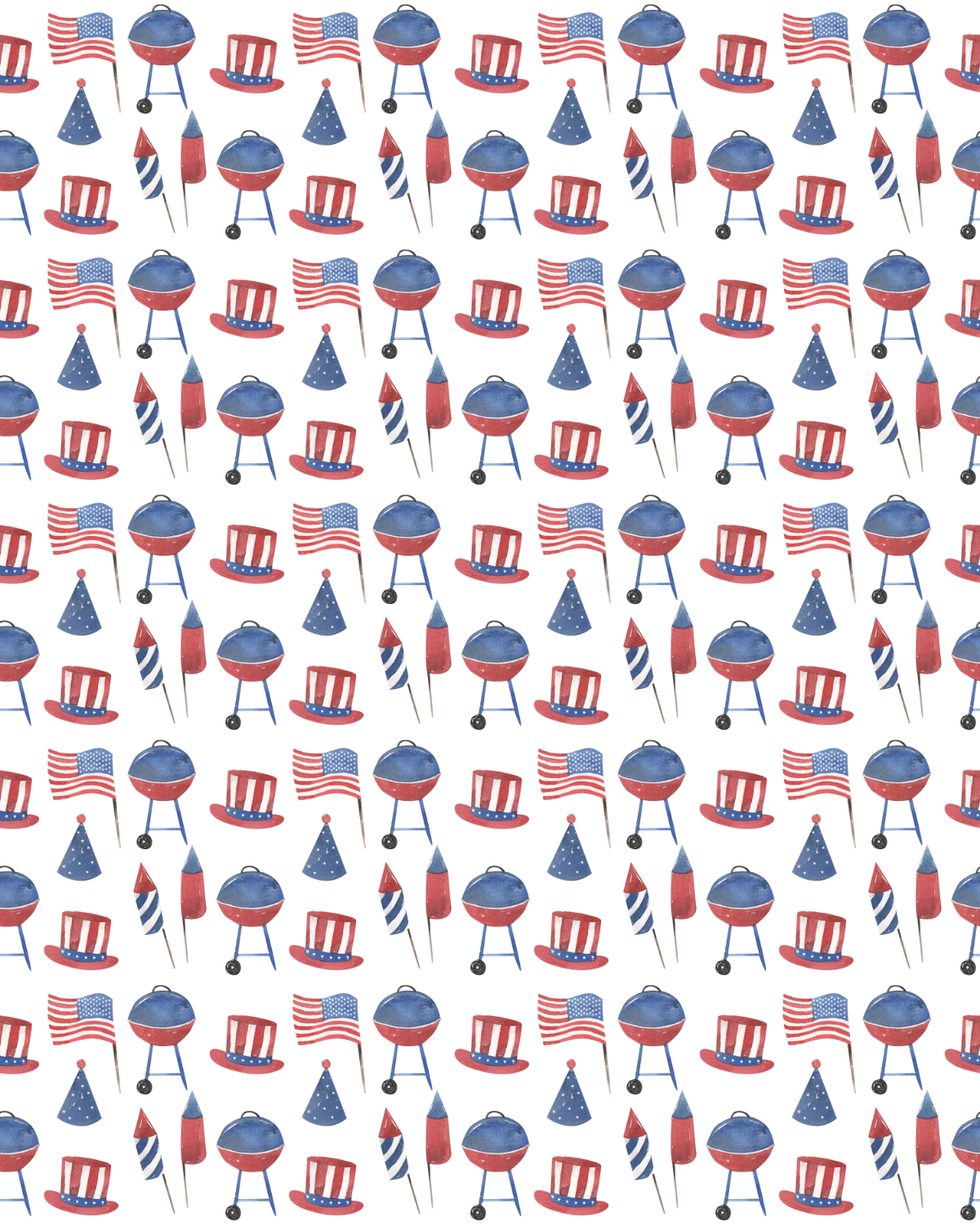 Fourth of July Transfer Paper 42