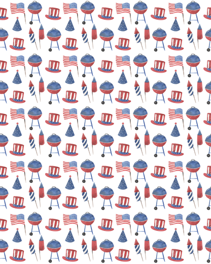 Fourth of July Transfer Paper 42