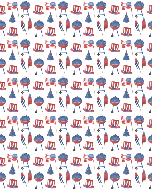 Fourth of July Transfer Paper 42