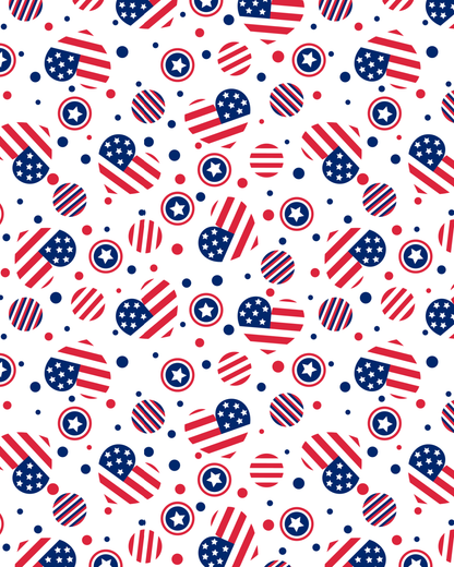 Fourth of July Transfer Paper 51