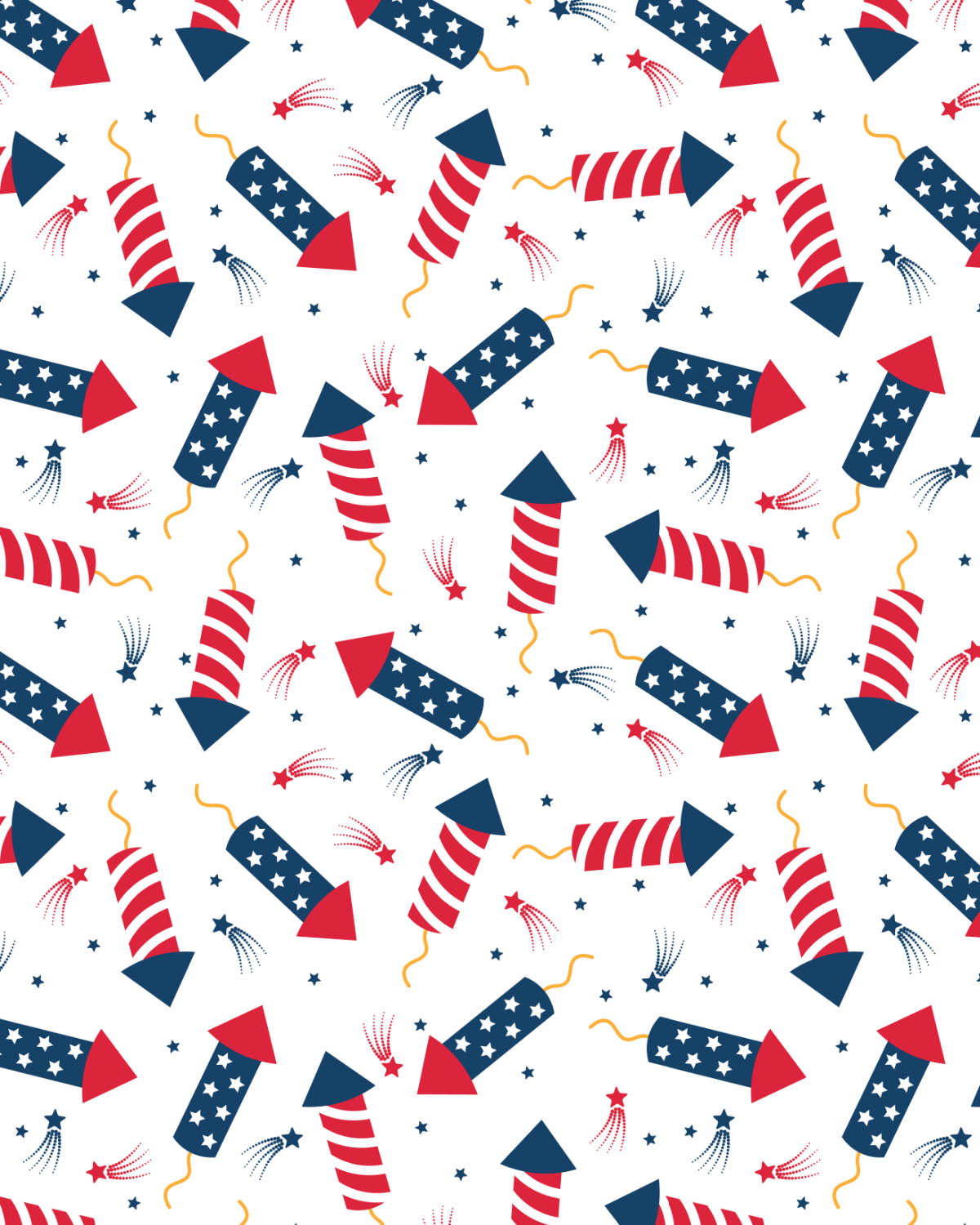 Fourth of July Transfer Paper 62