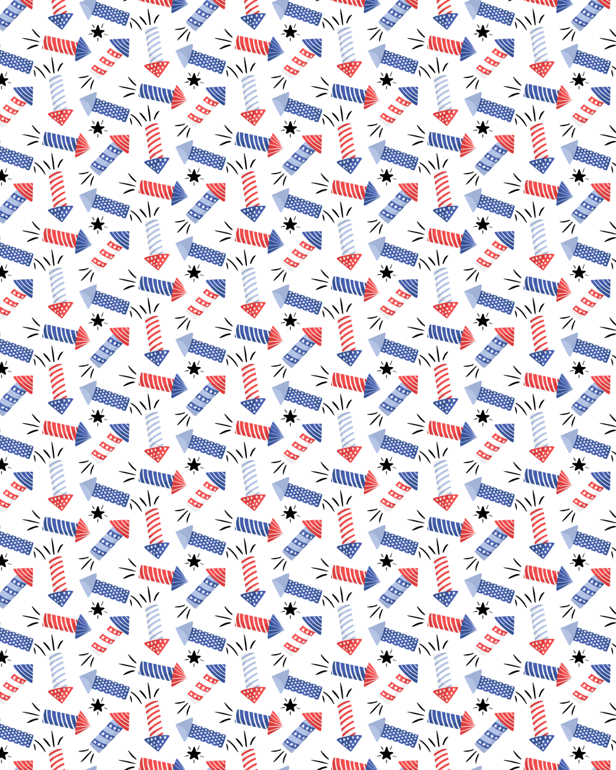 Fourth of July Transfer Paper 66