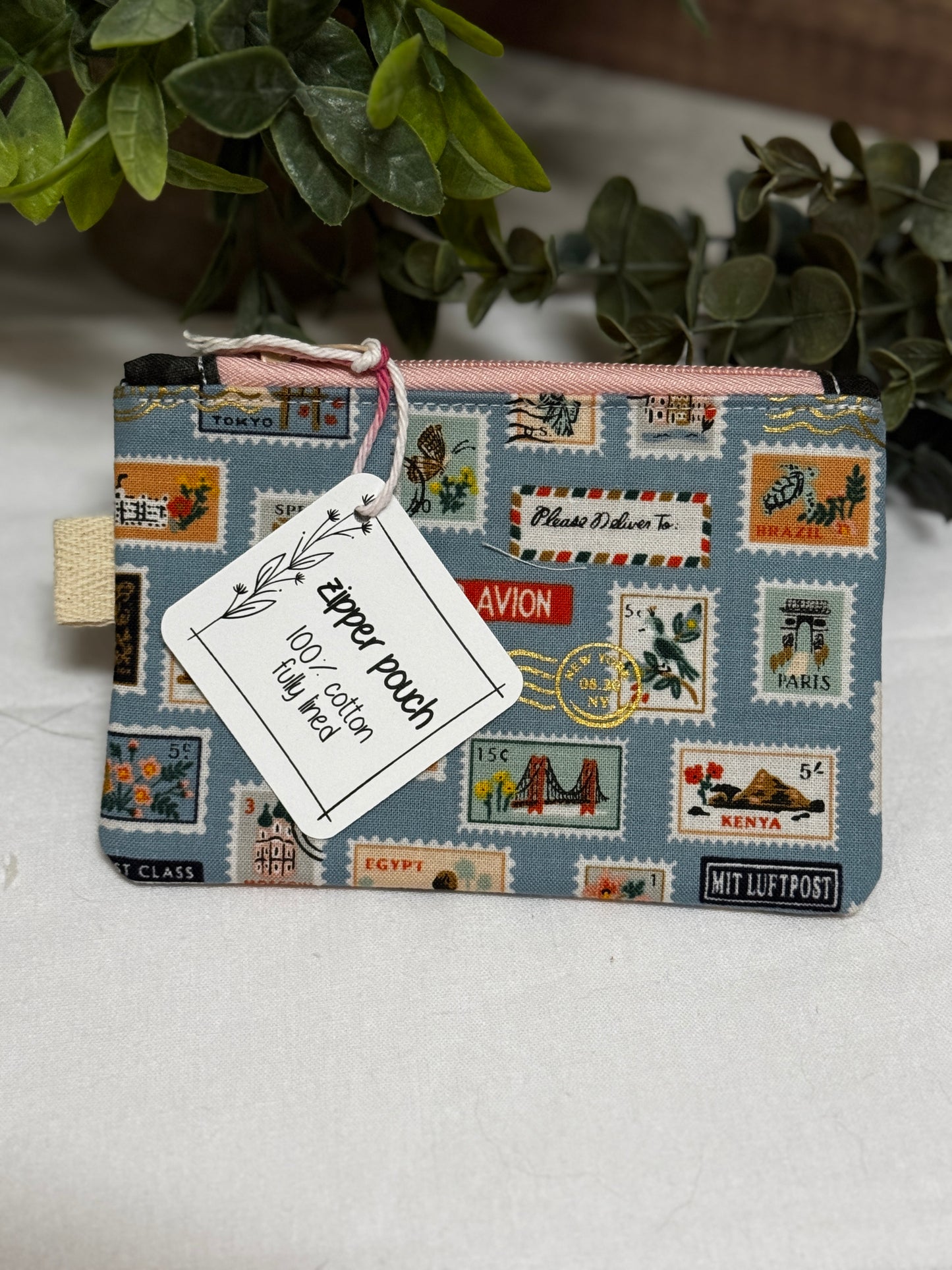 Bon Voyage Mini Zipper Pouch