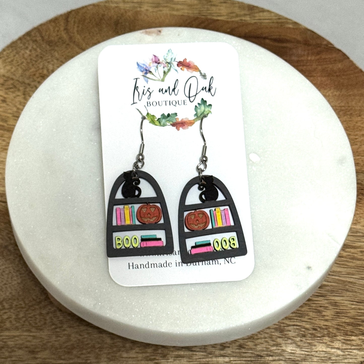 Black Cat Bookshelf Dangles
