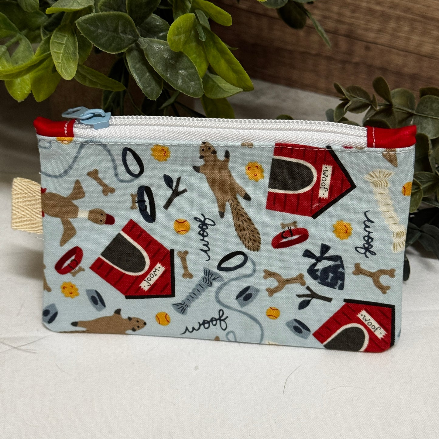 Woof Dogs Mini Zipper Pouch