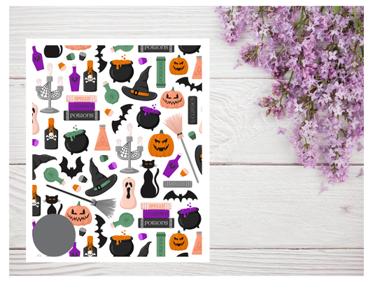 Halloween 105 Transfer Sheet