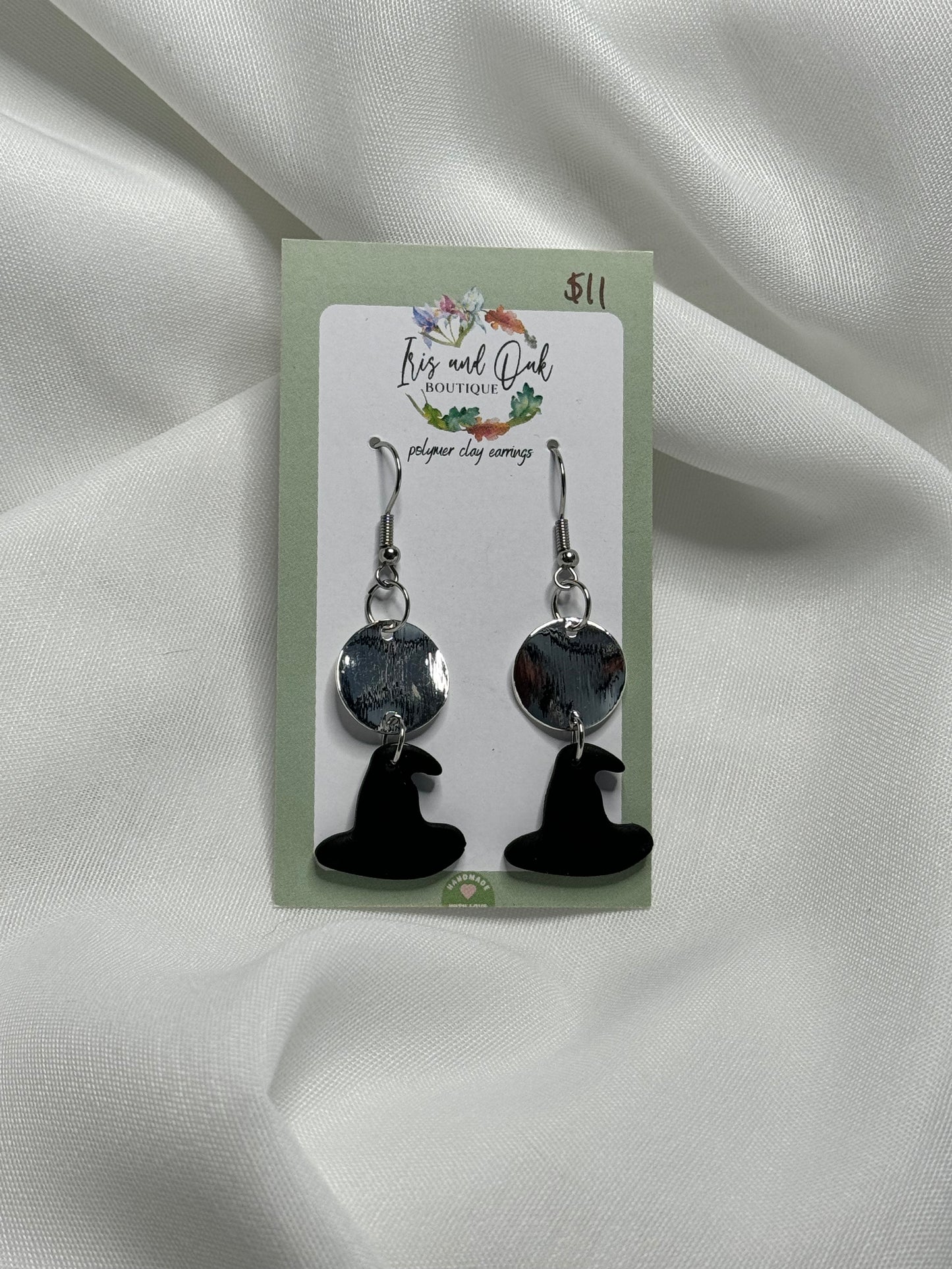 Witch's Hat Silver Charm