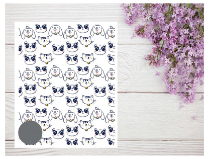 Cute Animals 7 Transfer Paper