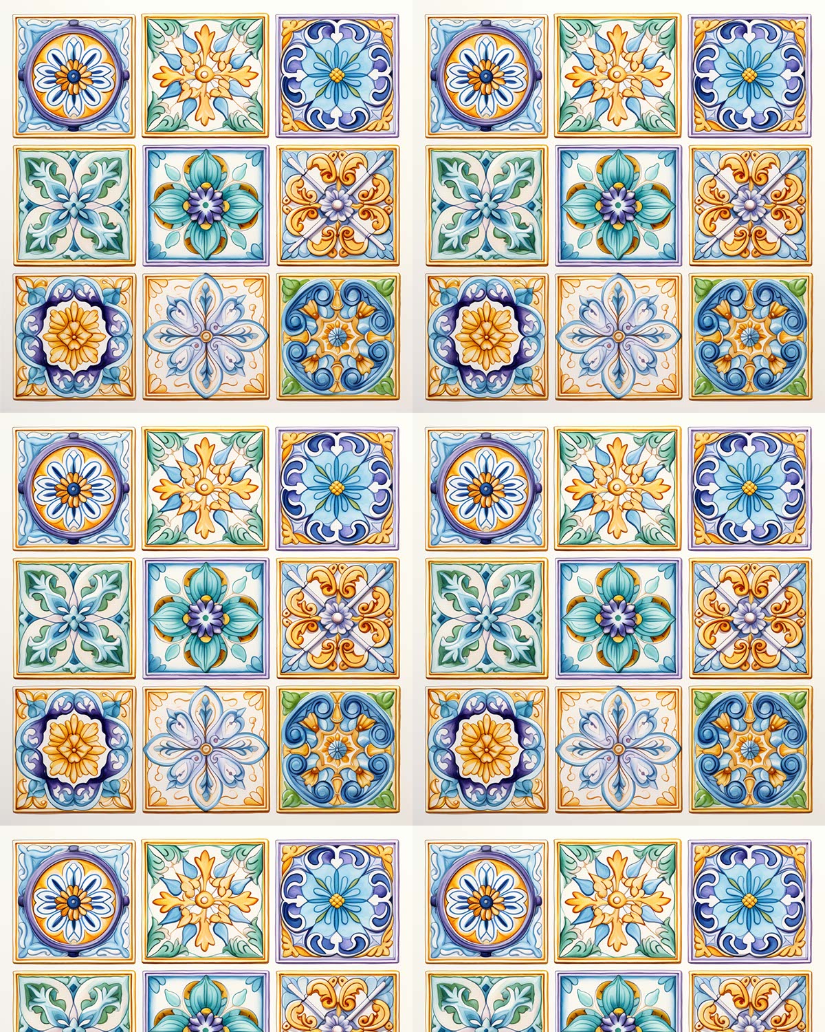 Mosaic Tile 04 Transfer Paper